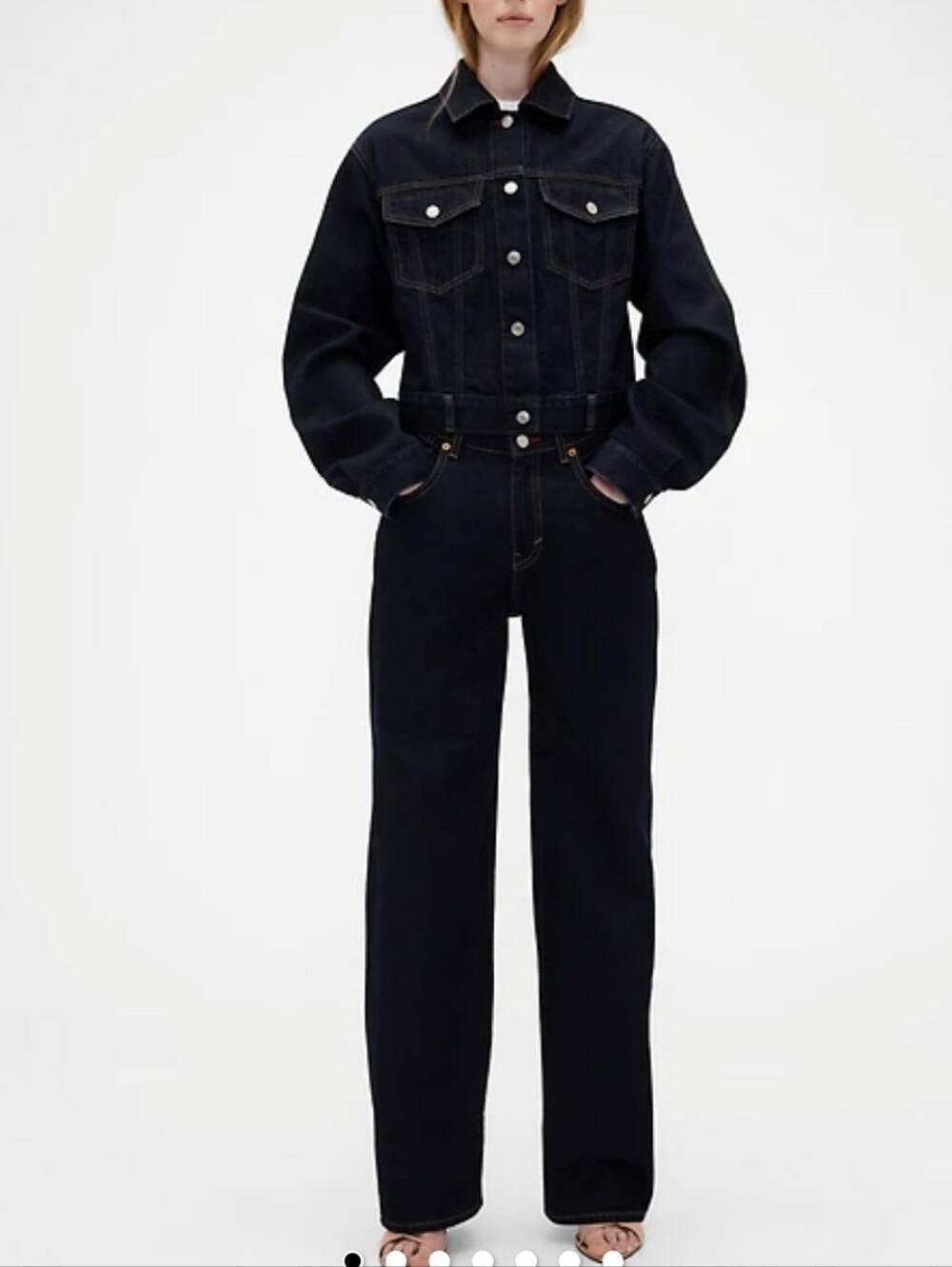 New Gap × Victoria Beckham High Rise Straight Jeans Sz 2
